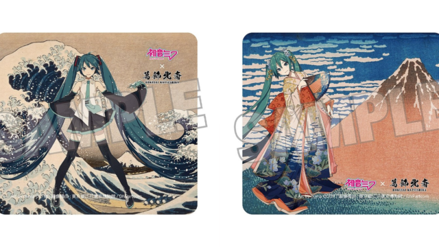 初音ミク×葛飾北斎 iXima マウスパッド