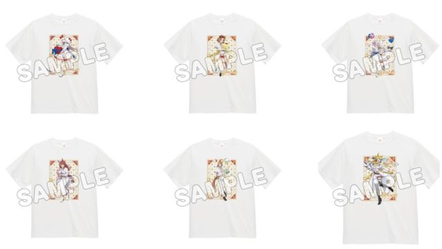 アニメ『ウマ娘 シンデレラグレイ』×サンリオキャラクターズ Tシャツ