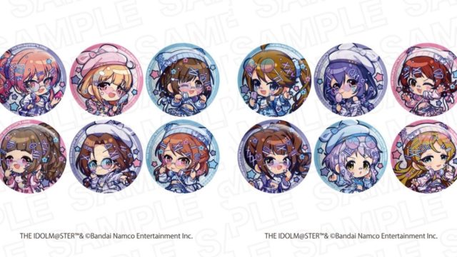 アイドルマスター シンデレラガールズ×アイドルマスター ミリオンライブ！ トレーディングミニキャラ缶バッジ