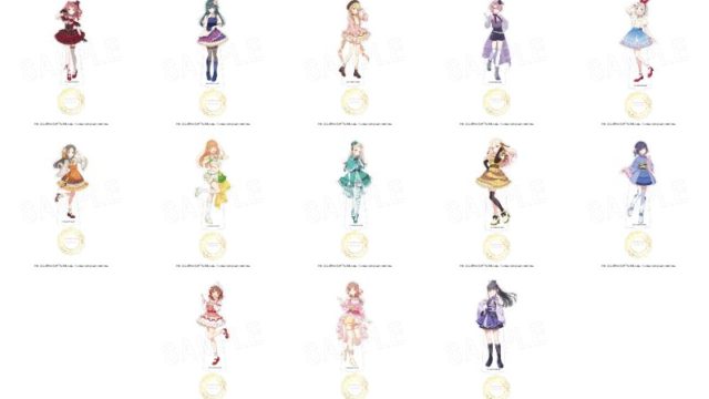 学園アイドルマスター アクリルフィギュアスタンド スイーツver.