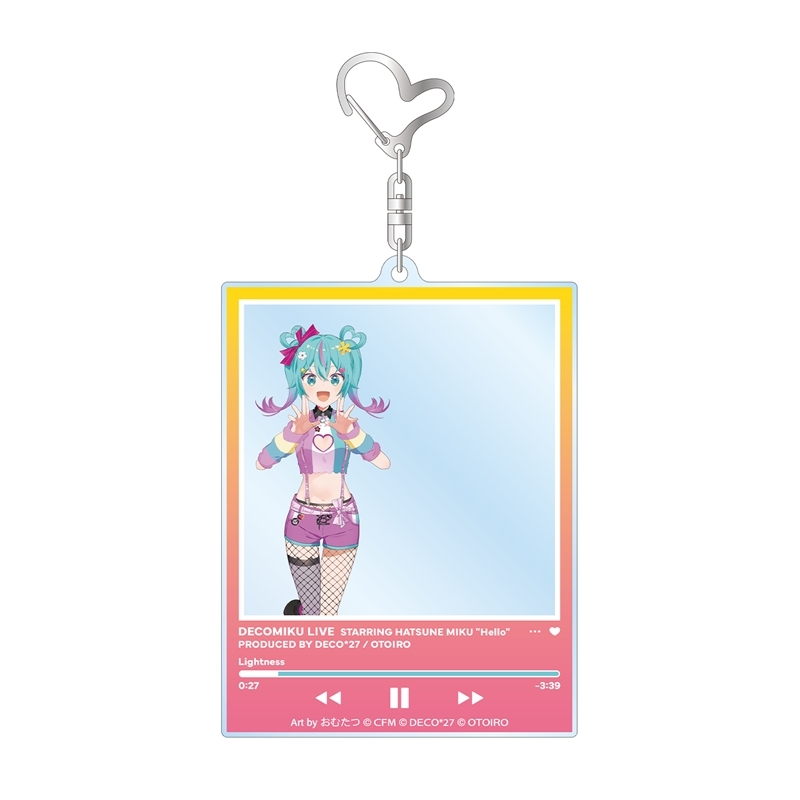 デコミクLIVE starring 初音ミク『Hello』Produced by DECO*27 / OTOIRO デコミク (ライトネス) Art by おむたつ フォトフレーム風BIGアクリルキーホルダー