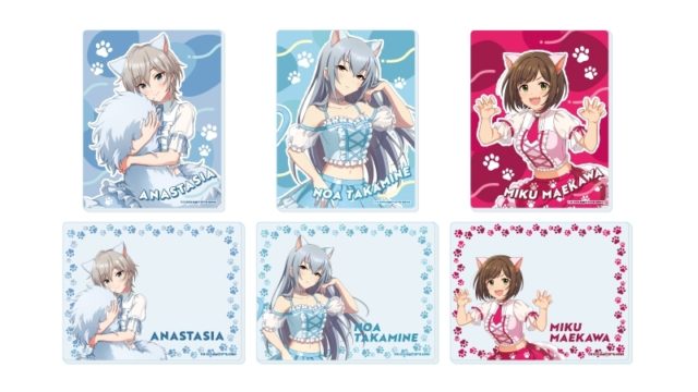 アイドルマスター シンデレラガールズ アクリルカード07/猫ver. トレーディング(全6種)(描き下ろしイラスト)