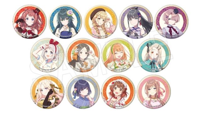 学園アイドルマスター トレーディンググリッター缶バッジ スイーツver.