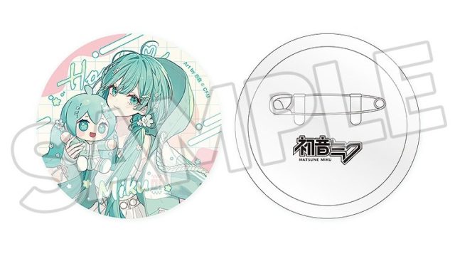 キャラクター・ボーカル・シリーズ01 初音ミク 初音ミク ミクハグシリーズ 缶バッジ フラワーVer.