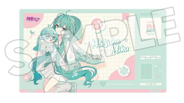 キャラクター・ボーカル・シリーズ01 初音ミク 初音ミク ミクハグシリーズ デスクマット フラワーVer.