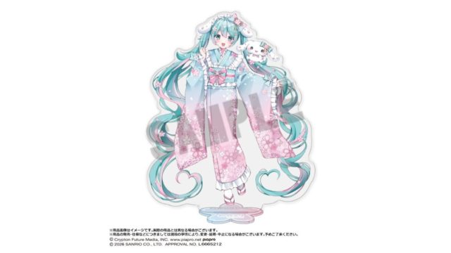 初音ミク×シナモロール 夢桜ver. アクリルスタンド