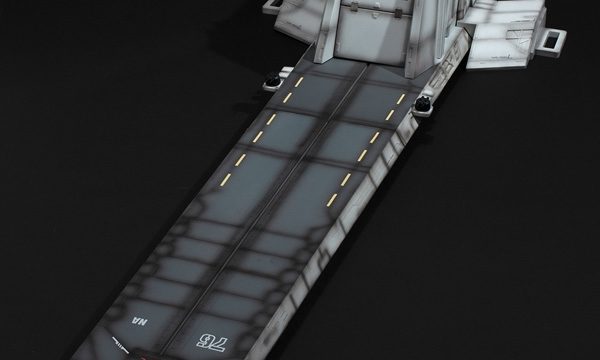 Realistic Model Series 機動戦士ガンダムUC 1/144 HG用 ネェル・アーガマ カタパルトデッキ(UC ver.)