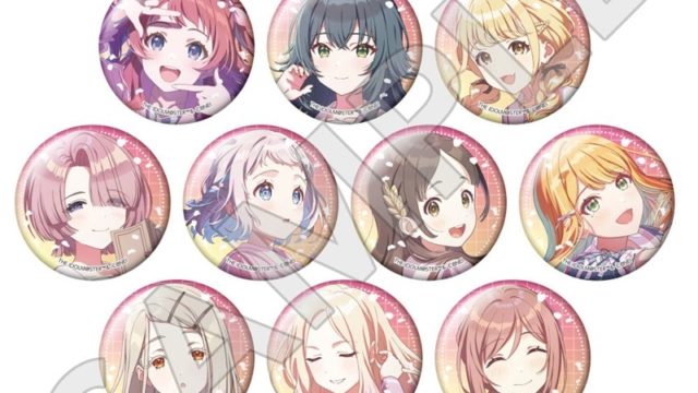 学園アイドルマスター トレーディングホログラム缶バッジ 桜フォトグラフ ver.